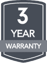 yearly warranty logo
